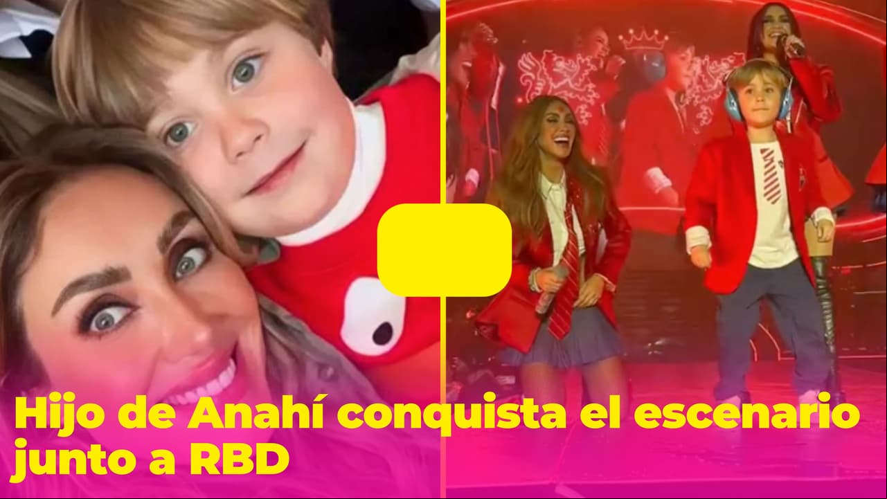 Hijo Anahí protagoniza tierno baile en concierto de RBD y les roba el show