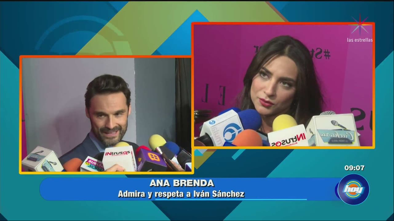 Ana Brenda e Iván Sánchez se reencuentran en un evento