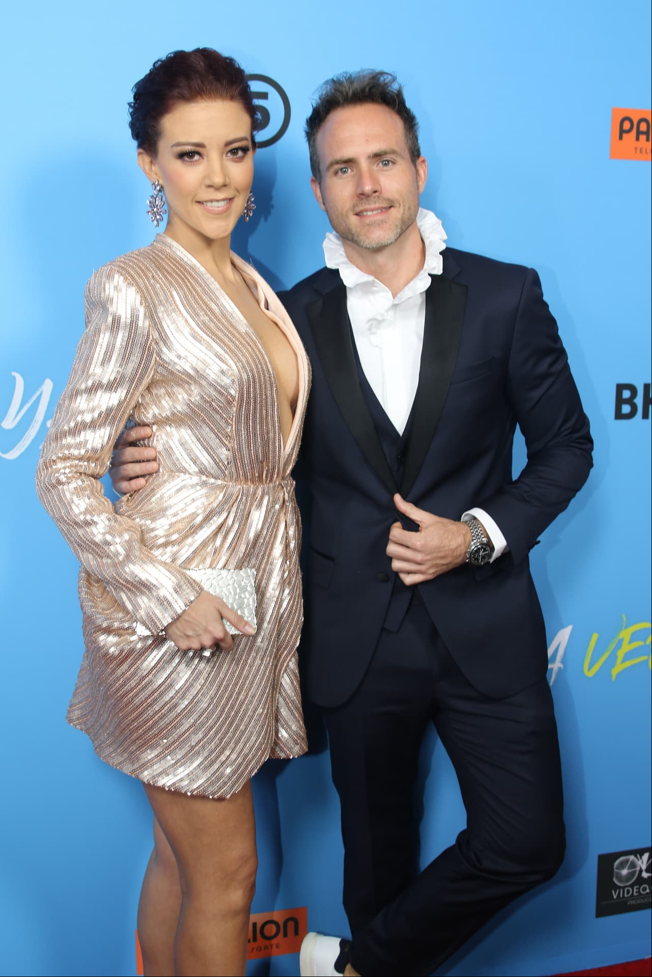 Fernanda Castillo y Erik Hayser, otra inseparable pareja.
