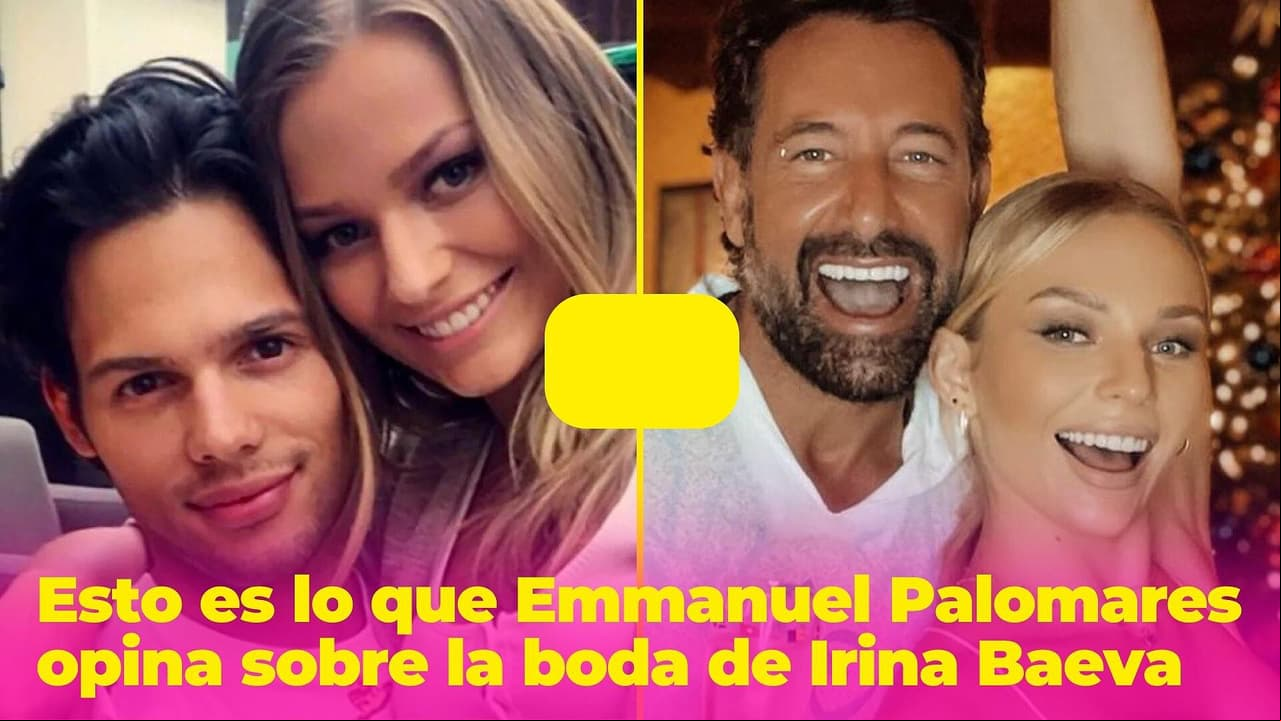 Esto es lo que Emmanuel Palomares, exnovio de Irina Baeva, opina sobre sus planes de boda con Gabriel Soto