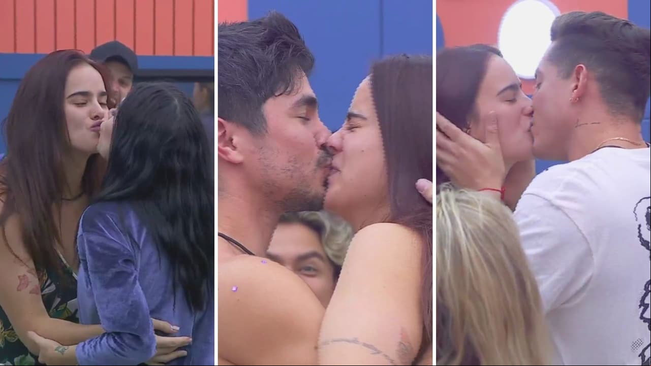 Gala Montes besa a Karime Pindter, Sian Chiong y Agustín Fernández
