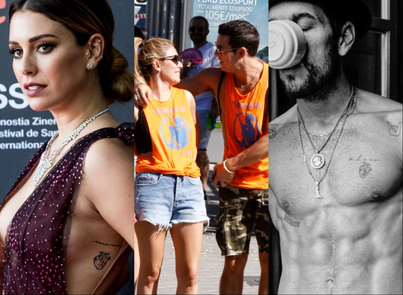 Aunque ya no son pareja, Blanca Suárez y Mario Casas lucen un corazón fuera de lo normal, pues no muestra el lado romántico de este órgano, sino que lo exhibe tal y como es, con vasos sanguíneos y venas.