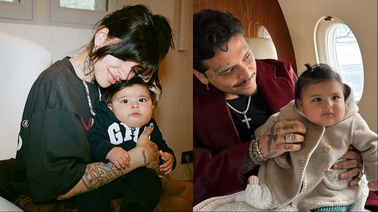 Hija de Nodal y Cazzu luce irreconocible en nueva foto: afirman ya no se parece a su papá 