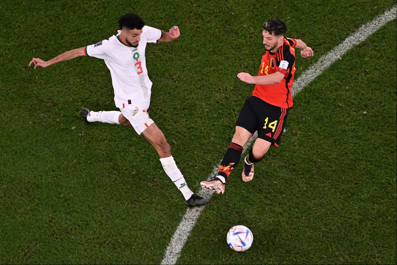 Marruecos fue mejor equipo y se impuso de manera contundente a Bélgica.