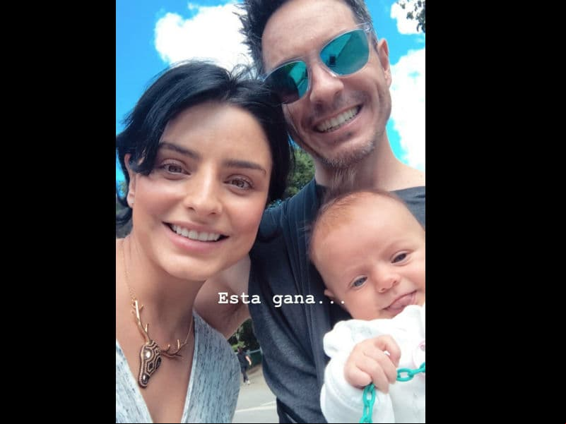 Aislinn Derbez y Mauricio Ochmann dejan claro que son una familia perfecta