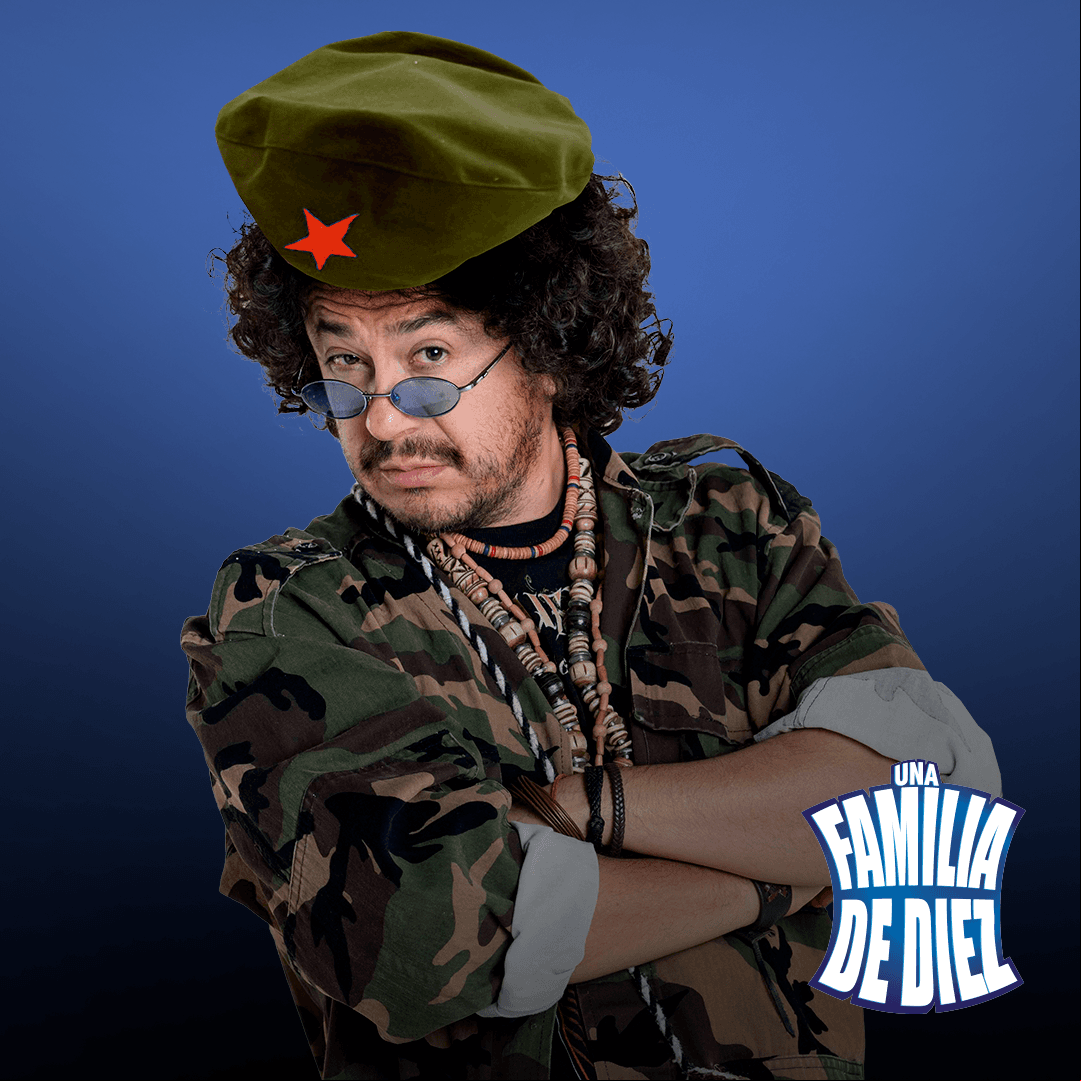 Aldolfo le hace este homenaje al Che Guevara con su disfraz de Halloween.