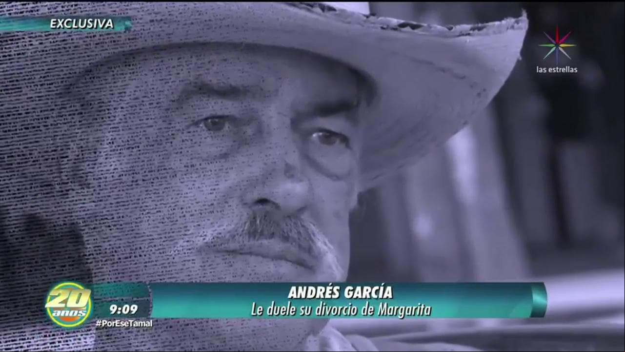 ¡Andrés García devastado tras divorcio!