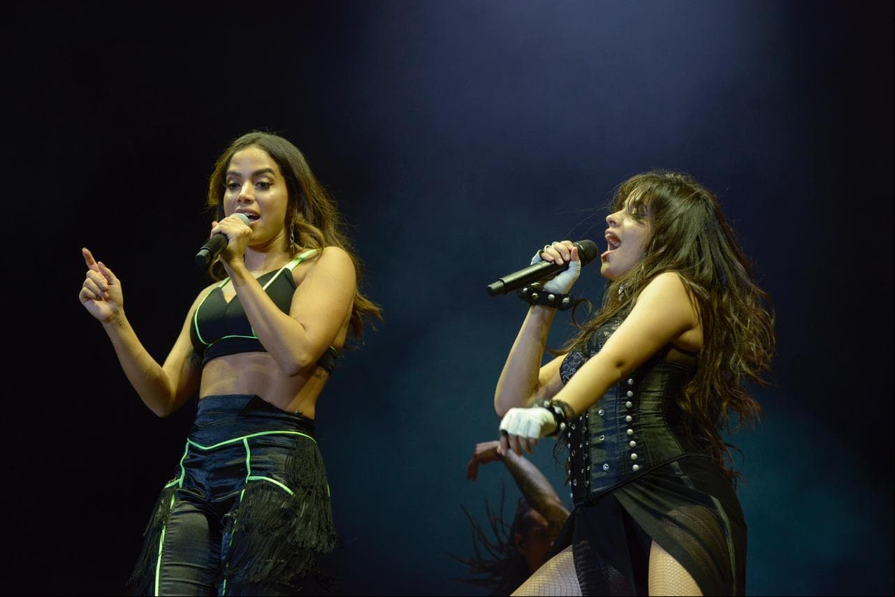 Camila Cabello y Anitta estuvieron juntas en Brasil.