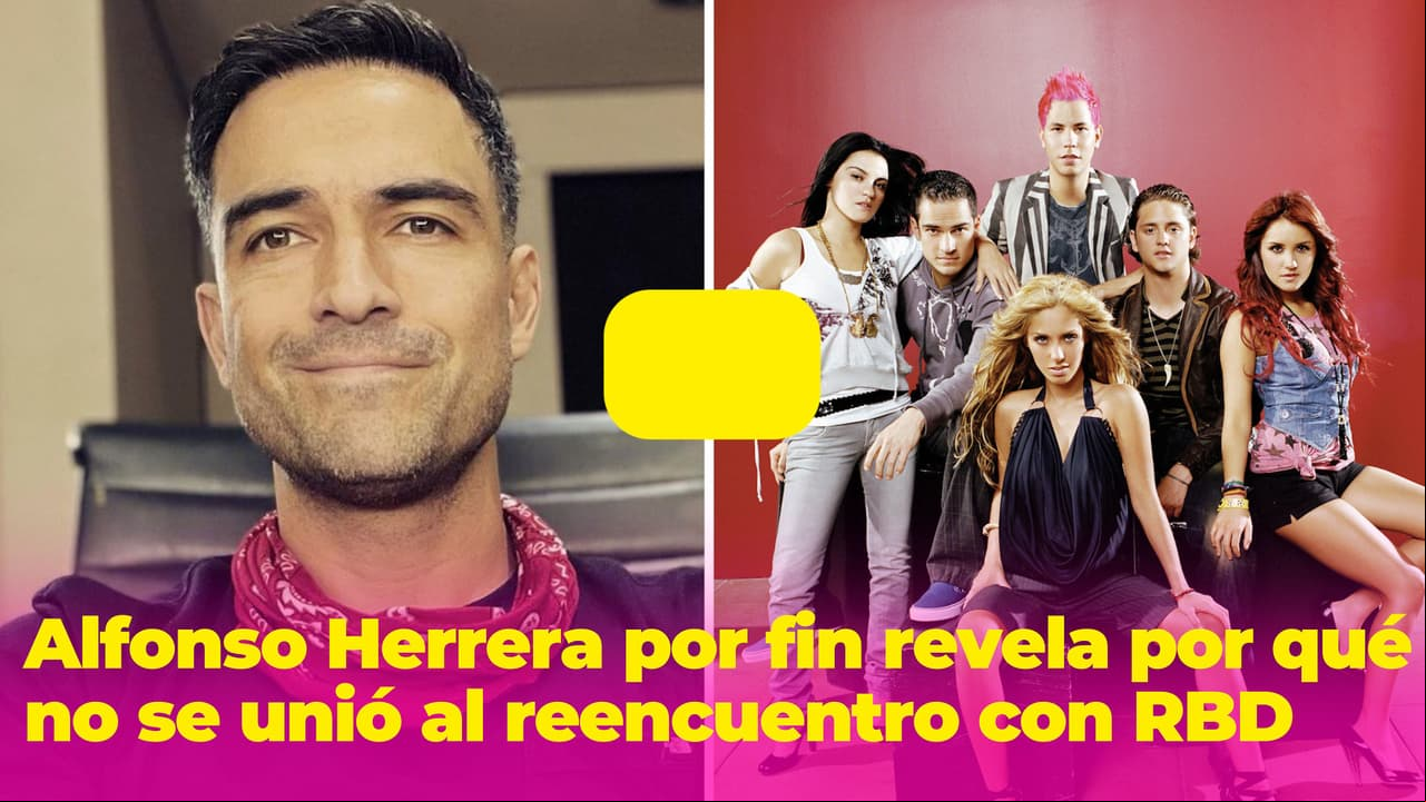 ¿Por qué Alfonso Herrera rechazó estar en el reencuentro de RBD, si sus fans lo piden a gritos?