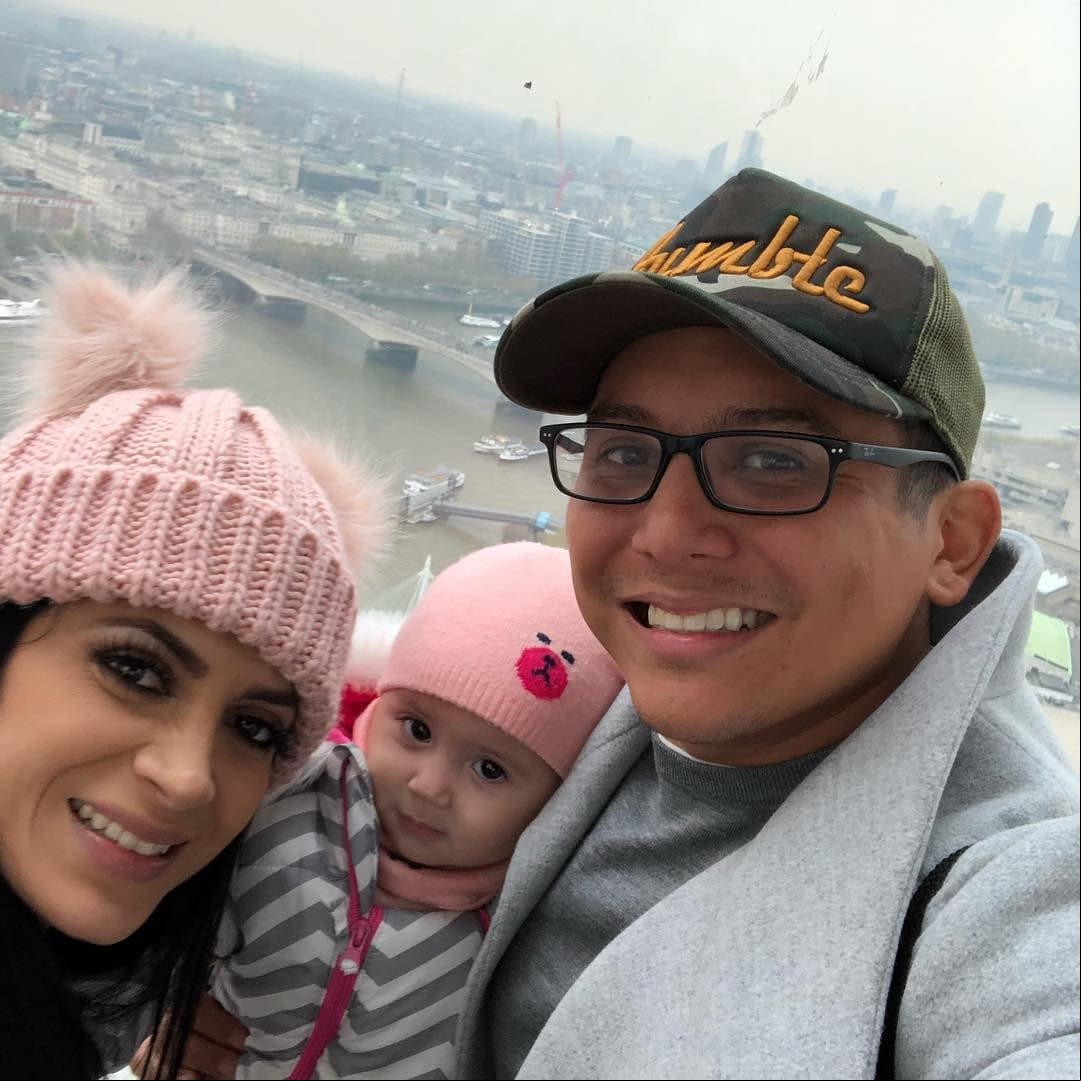 Otro de los destinos que visitó fue el London Eye.