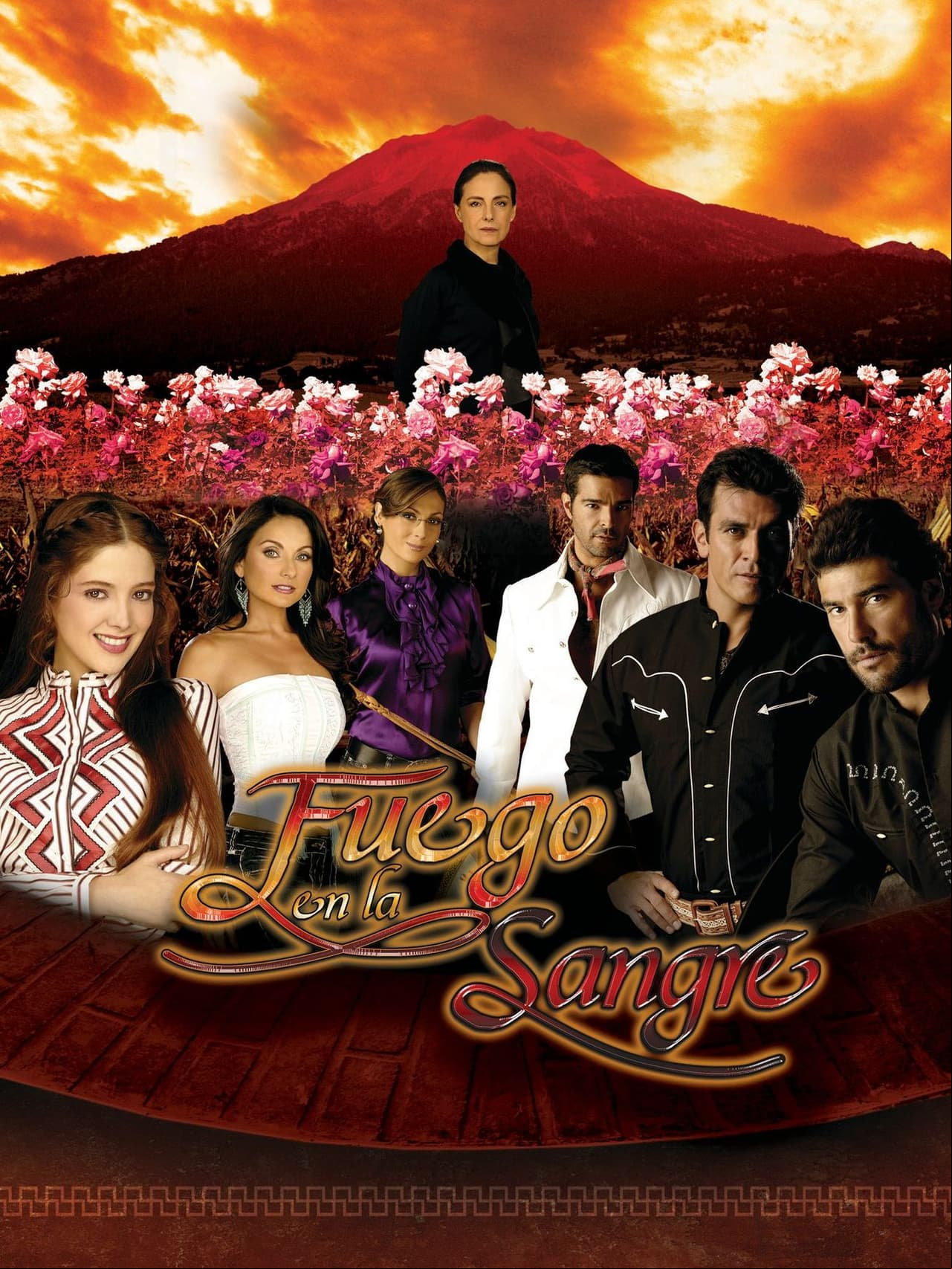 El elenco de 'Fuego en la Sangre'.