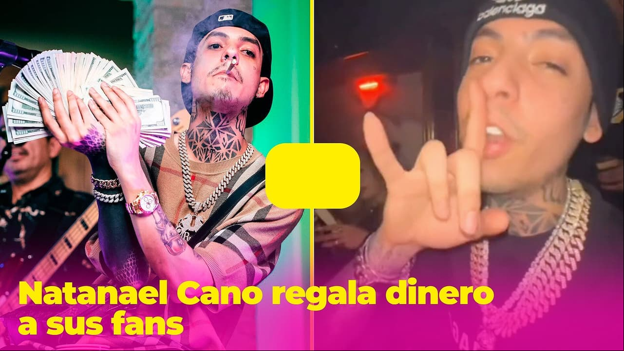¿Por qué Natanael Cano metió billetes en el vaso de una mujer? Fans aplauden lo que hizo