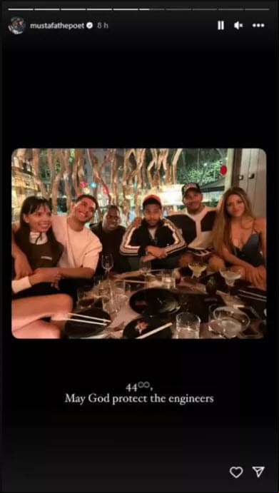 Shakira y Lewis Hamilton de fiesta