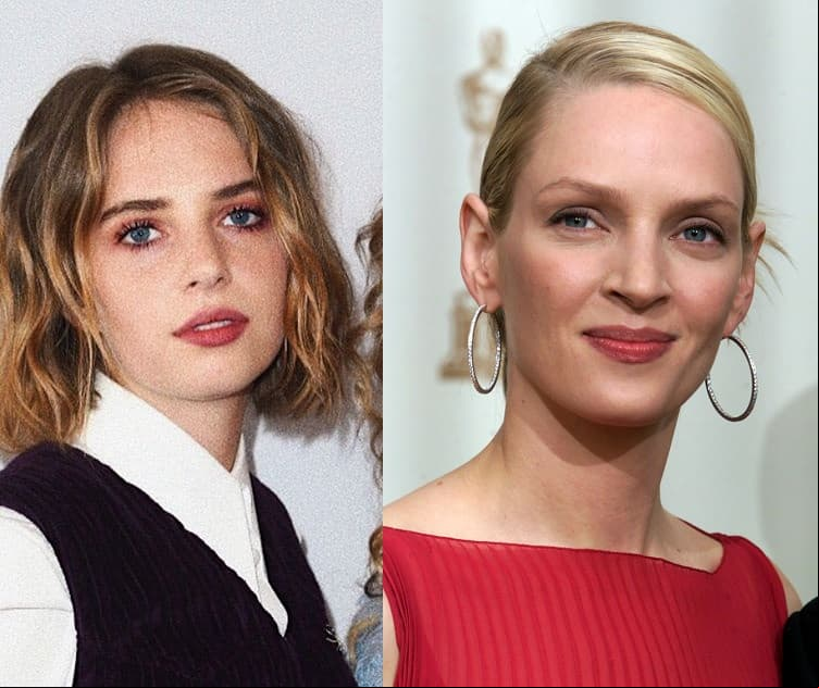 Maya Hawke y Uma Thurman.