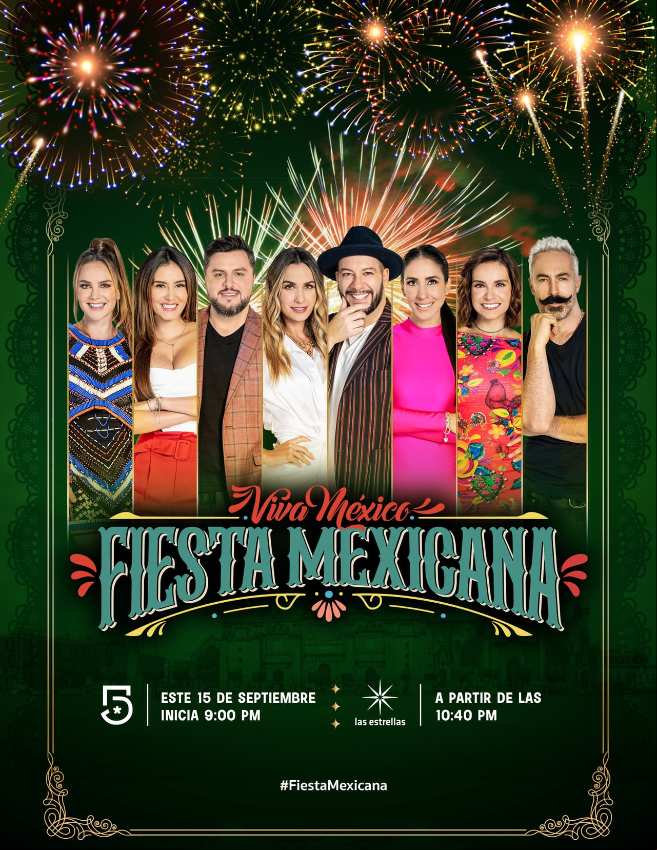 Fiesta Mexicana 2023: horario, dónde ver y artistas invitados al especial del 15 de septiembre