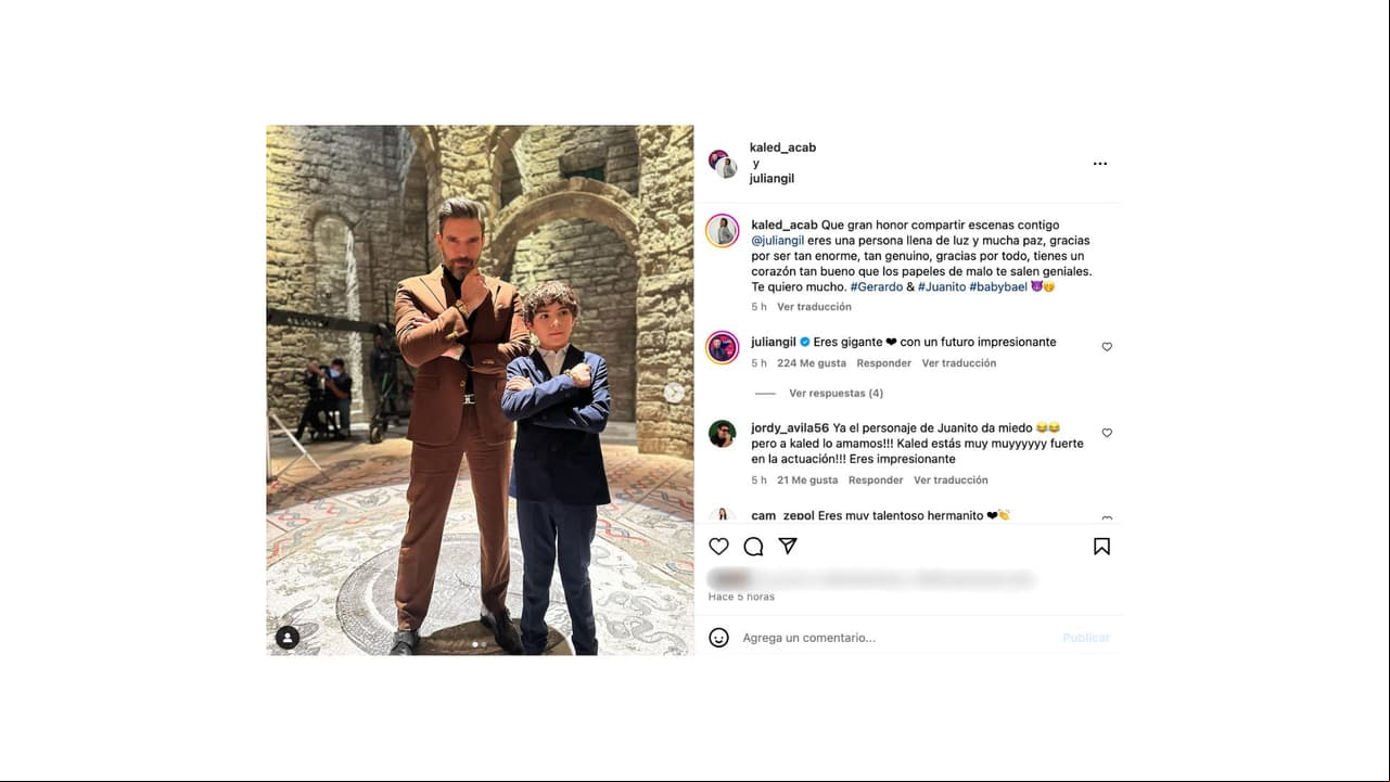 Kaled Acab ha hecho una gran dupla con Julián Gil en El Maleficio.