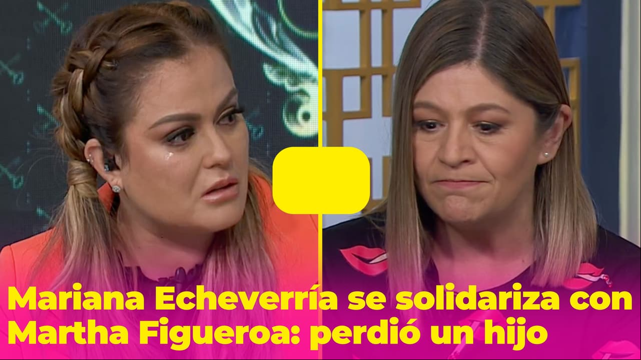 Mariana Echeverría rompe en llanto por la tragedia de Martha Figueroa: "Se murió mi primer hijo"