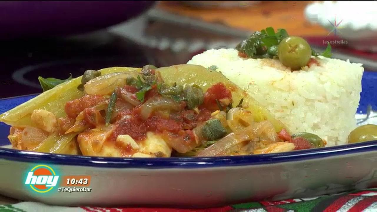 Cocina Pescado a la Veracruzana