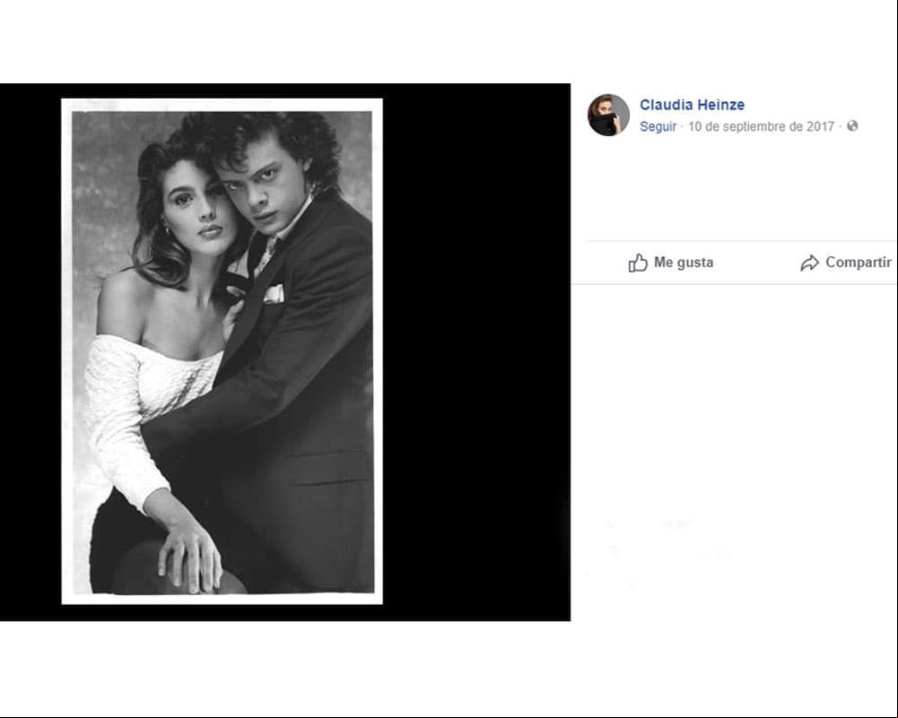 Luis Miguel y Claudia Heinze trabajaron juntos a finales de los 80