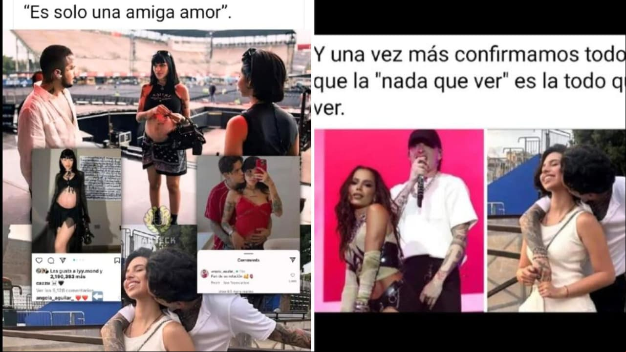 Memes Ángela Aguilar y Christian Nodal