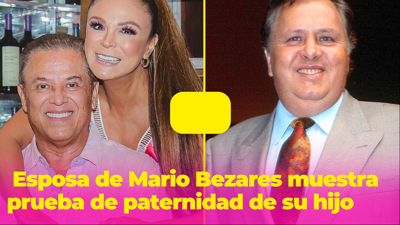 Esposa de Mario Bezares aclara si su hijo es de él o de Paco Stanley: muestra la prueba de ADN