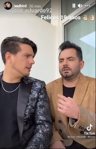 Mientras que Vadhir Derbez recordó los últimos tiktoks que protagonizó con su hermano, los cuales se volvieron tendencia y consiguieron miles de reproducciones.