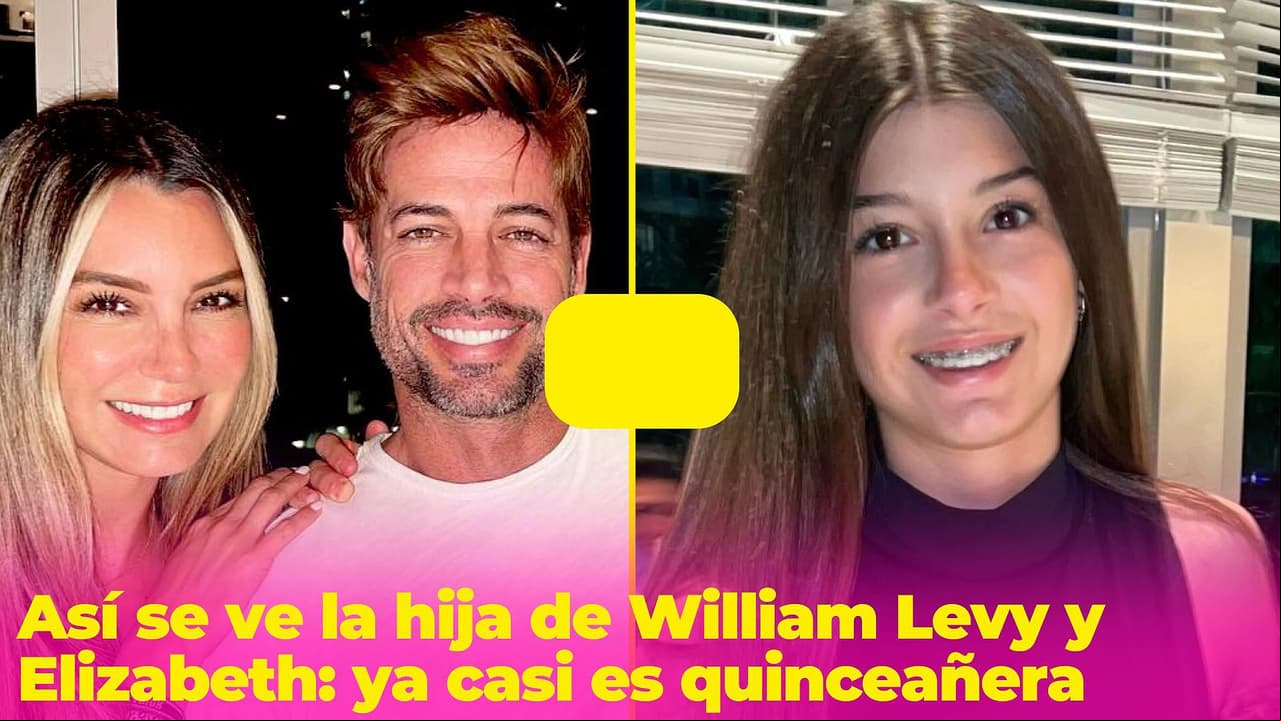 La hija de William Levy y Elizabeth Gutiérrez ya casi es quinceañera y luce enorme