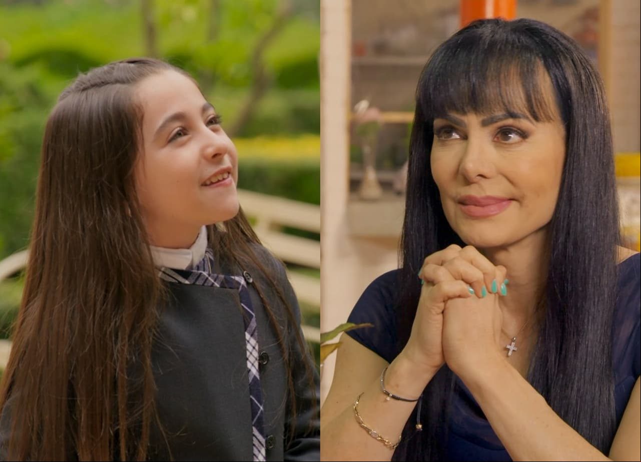 Lara Campos es 'Petita' y Maribel Guardia 'Julieta' en 'Corona de Lágrimas 2'.