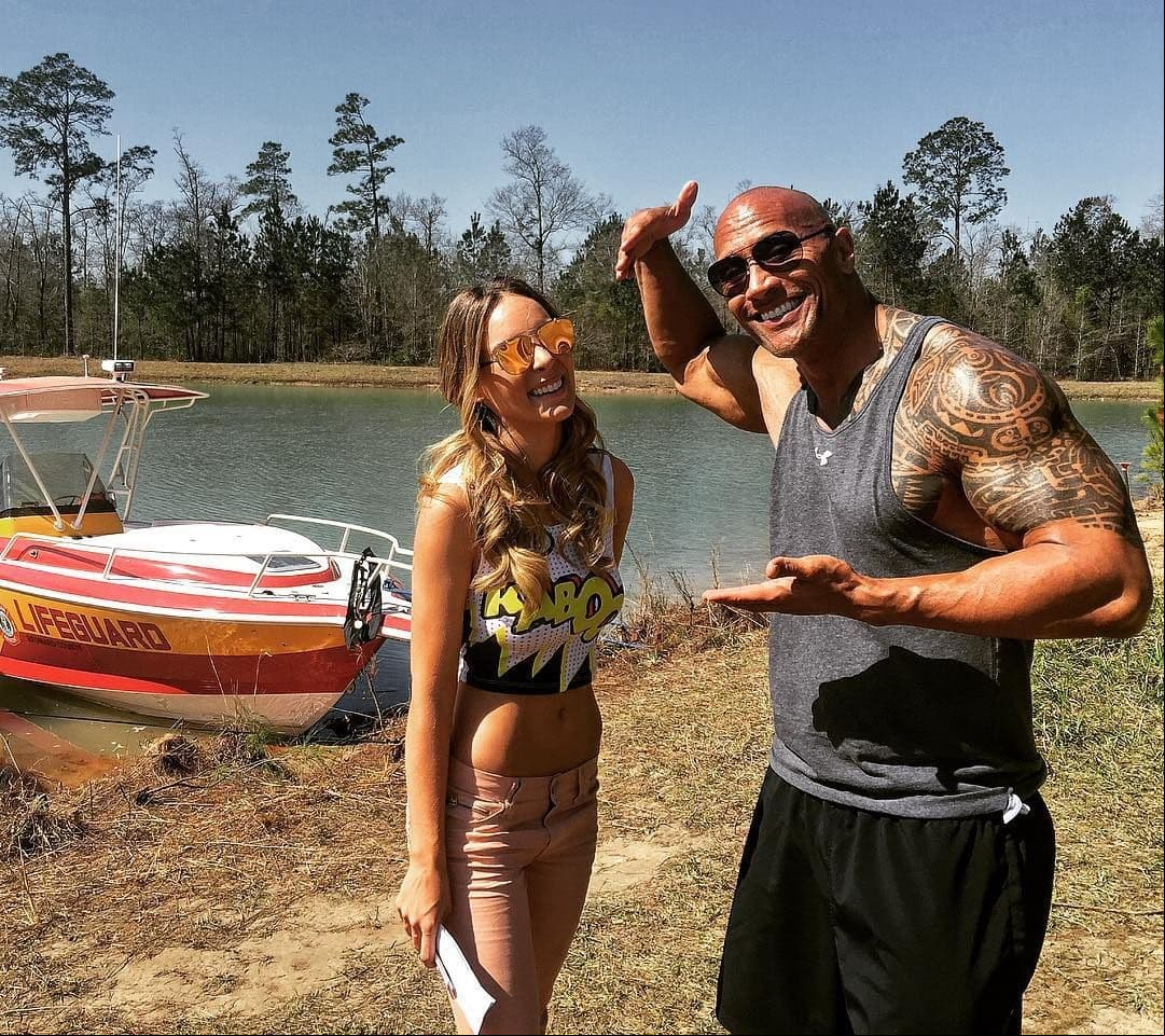 En 2017, la actriz tuvo una participación especial en la película de 'Baywatch: Guardianes de la Bahía' en la que compartió créditos con Dwayne Johnson y Zac Efron.