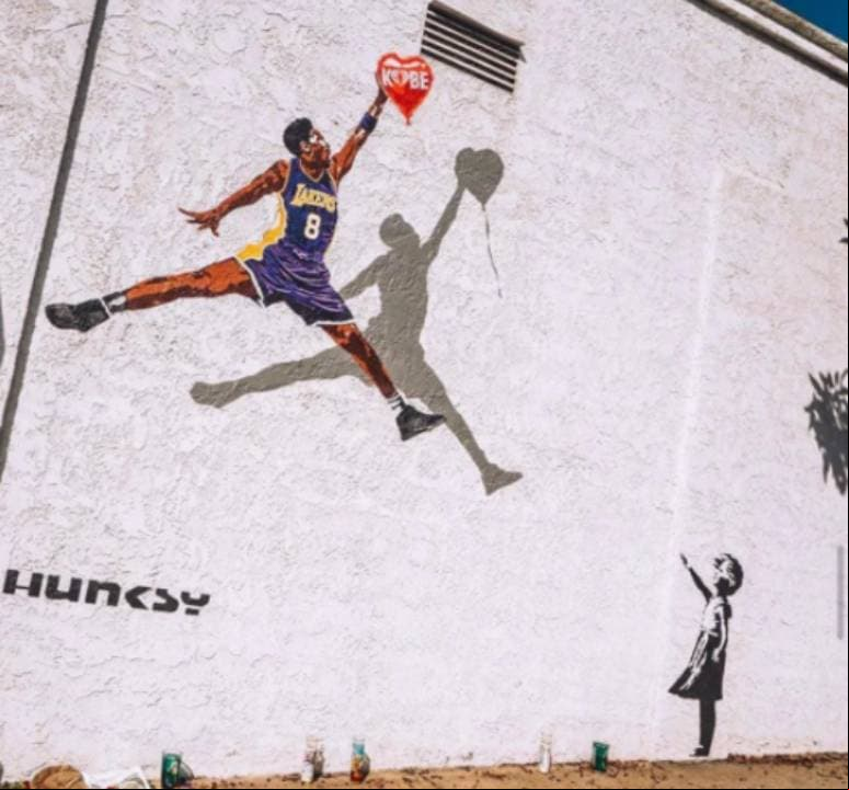 Las calles de las principales ciudades de los Estados Unidos se adornan con las asombrosas muestras de amor para la leyenda de la NBA.