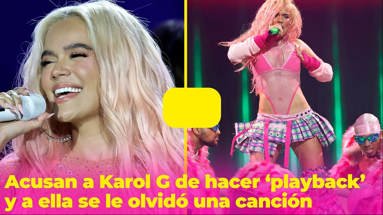 A Karol G se le olvida la letra de una canción en su concierto, ¿es la prueba de que no hace 'playback'?