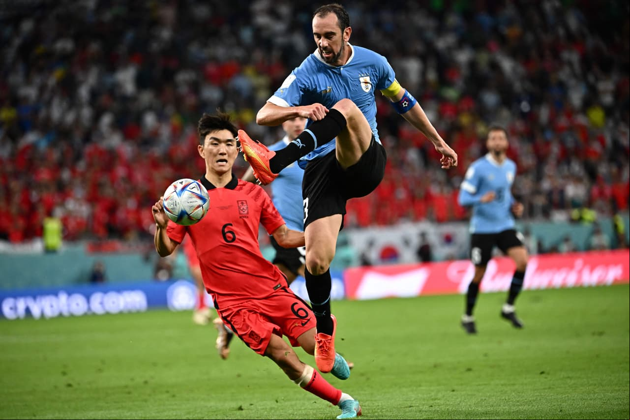 Uruguay y Corea del Sur empataron 0-0 en su debut en el Mundial Qatar 2022.