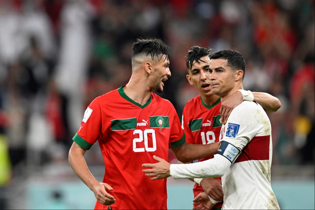 Marruecos derrotó 1-0 a Portugal con gol de Youssef En-Nesyri en el Estadio Al Thumama para convertirse en la primera selección africana en Semifinales en una Copa del Mundo.