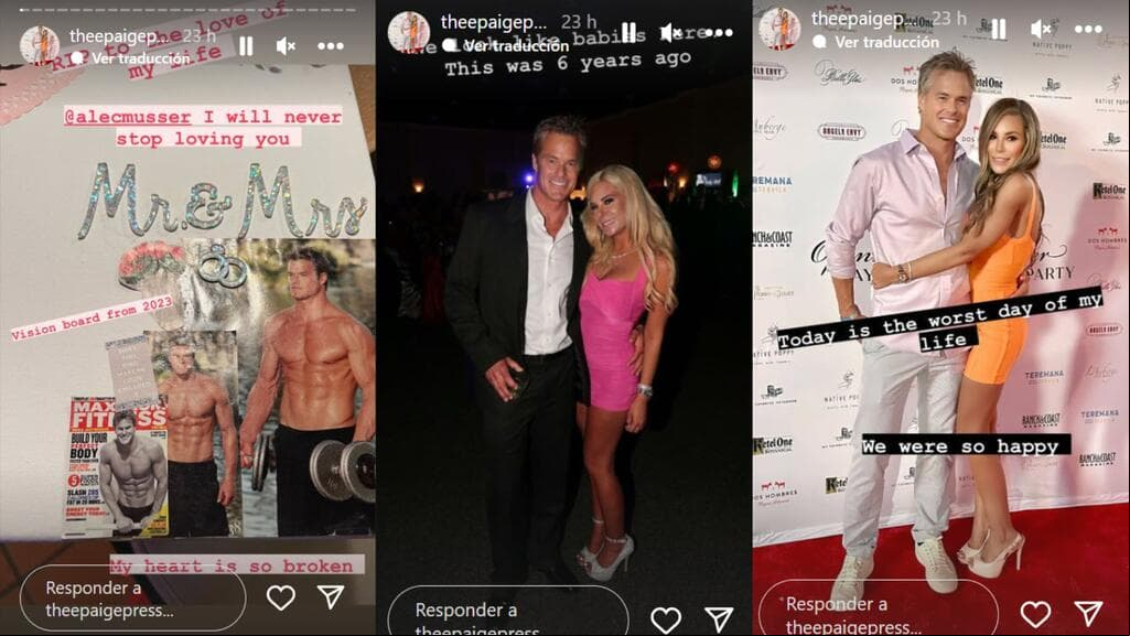 Alec Musser estaba comprometido con Paige Press.