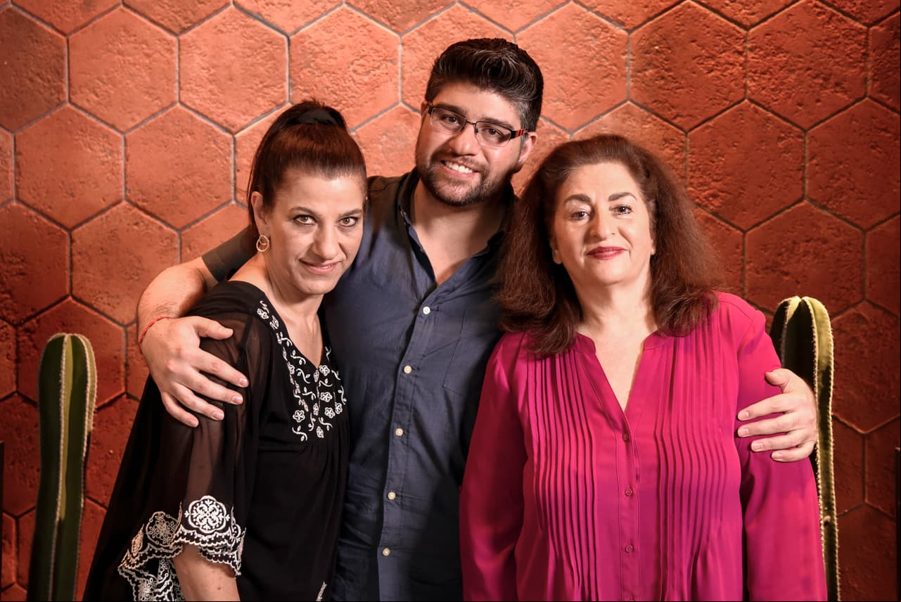 La familia Nahum representa a la Ciudad de México, pero su cocina tiene todo el toque libanés.