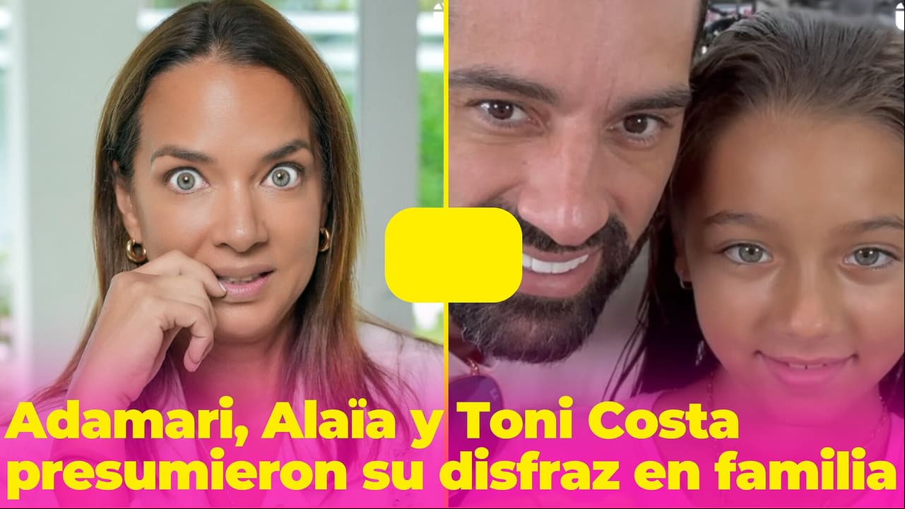 Adamari y Alaïa 'arrestaron' a su preso favorito: así se disfrazaron con Toni Costa en Halloween