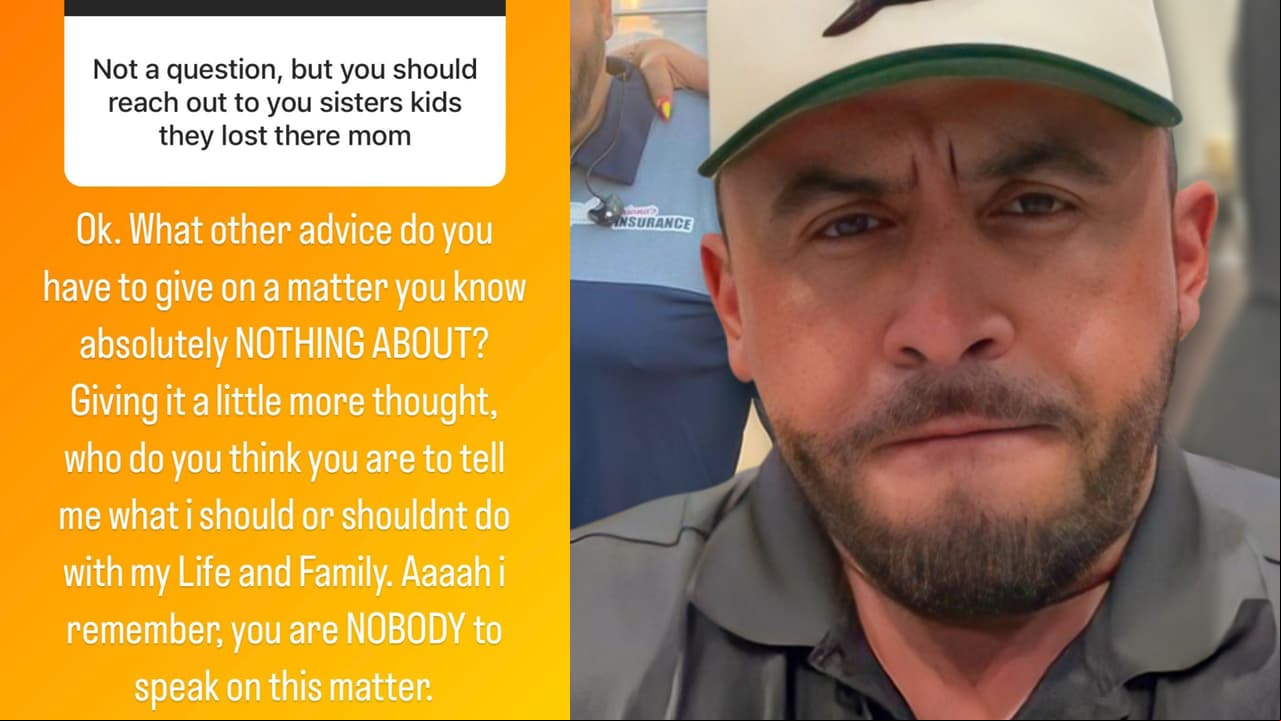 Juan Rivera se defendió de quien le dijo que "debería" hablar con las hijas de Jenni Rivera.