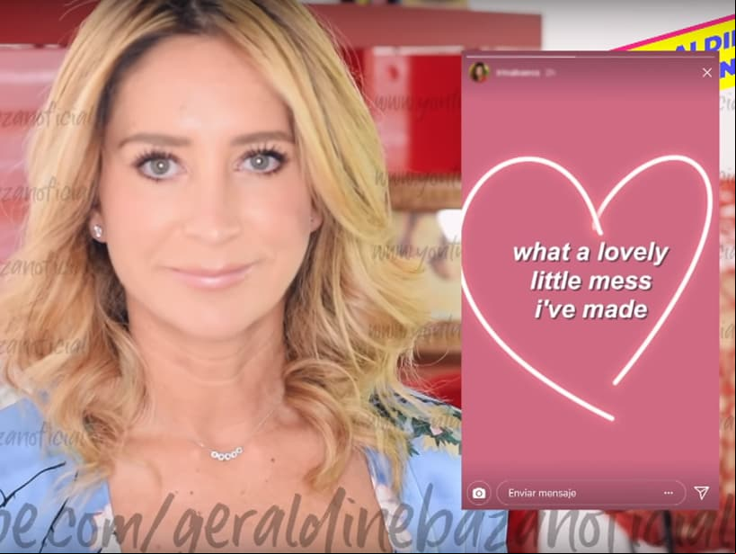 Sin embargo, el escándalo se magnificó cuando, en ese mismo mes, Geraldine posteó un video en su canal de Youtube donde detalló la “infidelidad” de su exesposo con la actriz rusa, quien narró que le enviaba supuestas indirectas para que se diera cuenta que estaban juntos, con aquella foto donde se observaba la maleta de Soto en casa de Baeva.