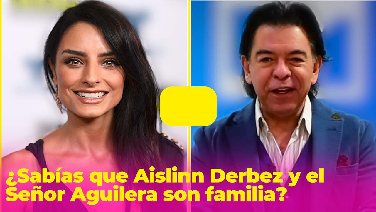¿Sabías que Aislinn Derbez y el Señor Aguilera son familia? Su relación es muy tierna