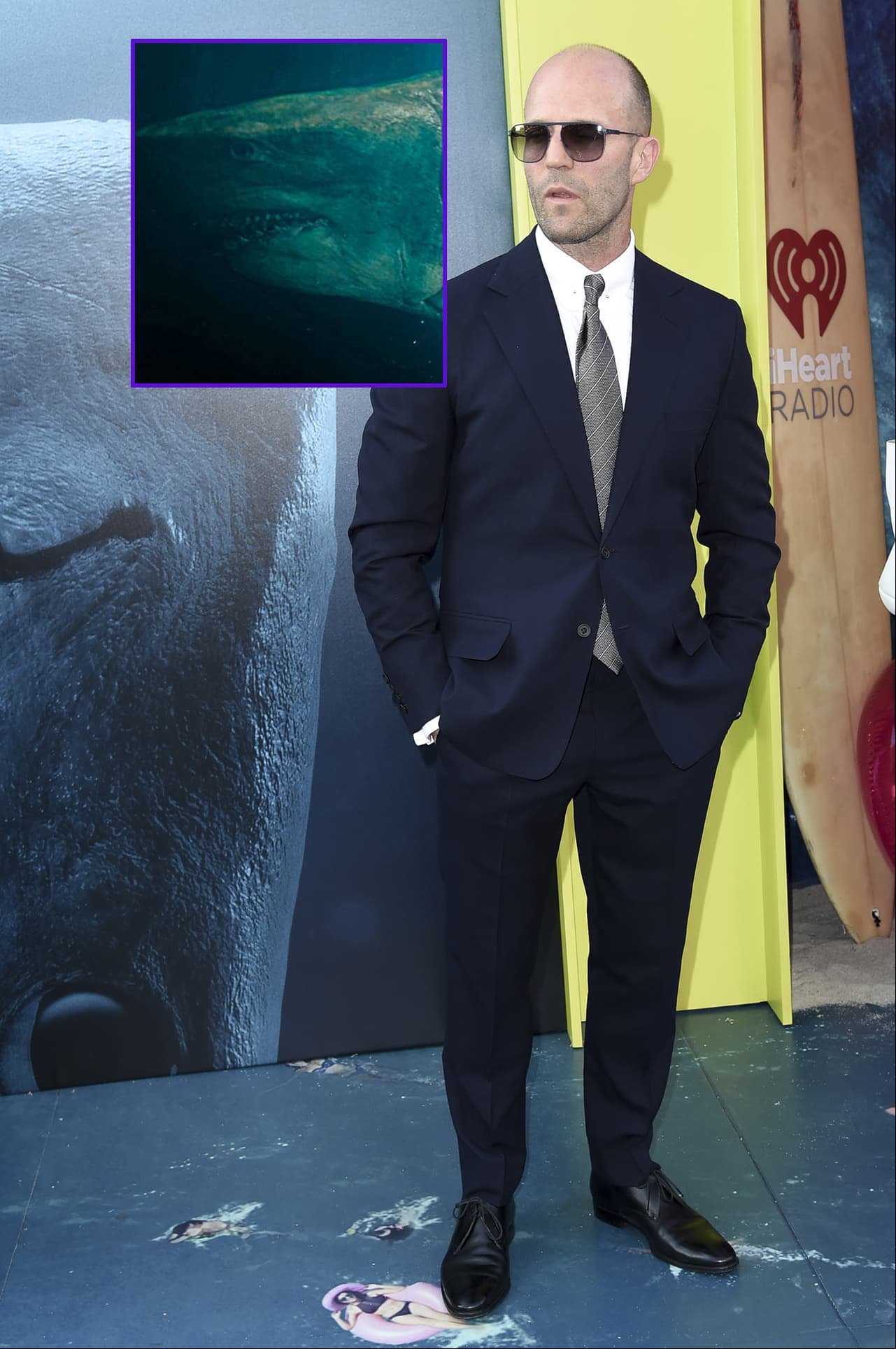 Jason Statham en la premiere de 'Megalodón'