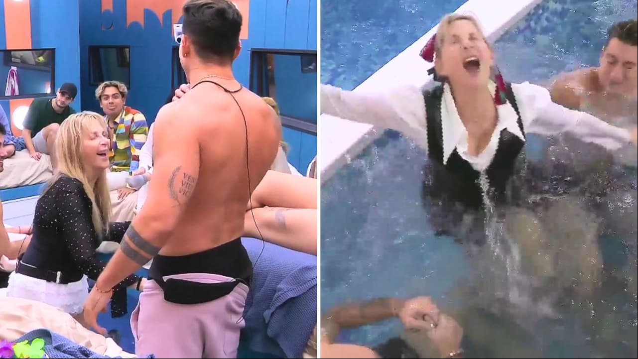 Shanik desviste a Agustín y se mete al jacuzzi con todo y ropa una noche antes de la eliminación: ¿será estrategia?
