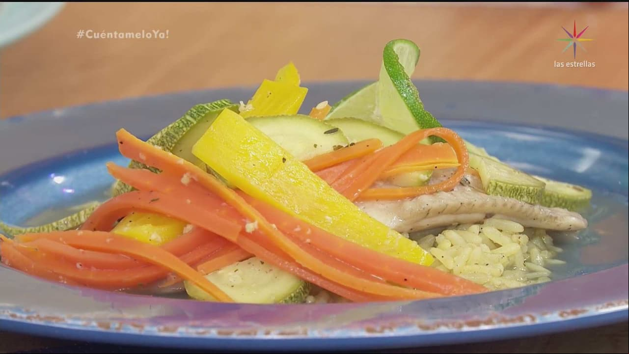 RECETA: Pescado empapelado con jengibre