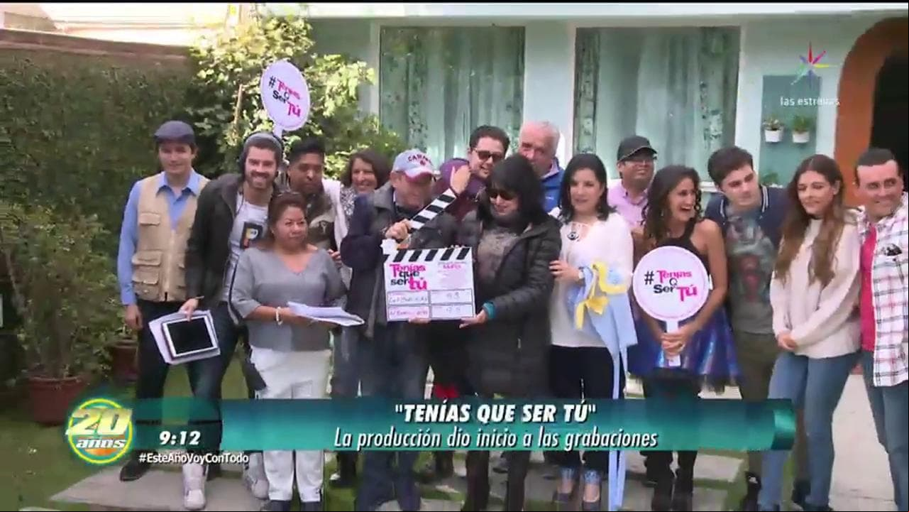 ¡Así se vivió el inicio de grabaciones de Tenías que ser tú!