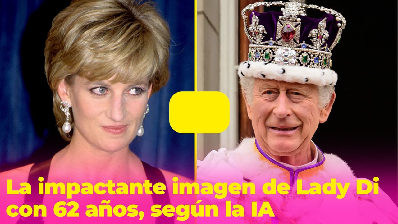 Lady Di: así habría lucido en la coronación de Carlos III a sus 62 años, según la IA