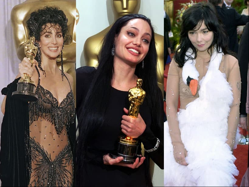 Estas estrellas brillaron en la alfombra roja de los Premios Oscar por la mala elección de su vestuario, ¡chécalo!
