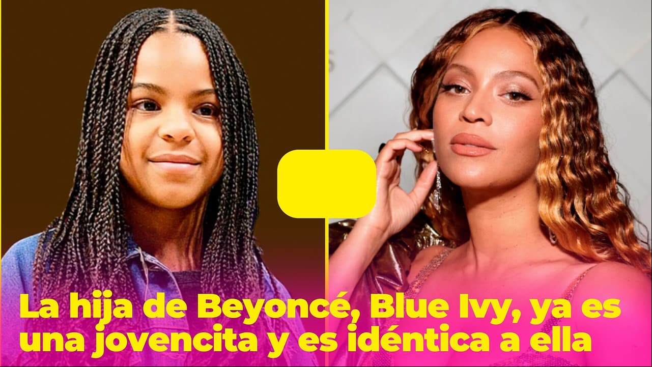 A Blue Ivy, la hija de Beyoncé, le decían 'fea' y ahora es tan bella como su madre