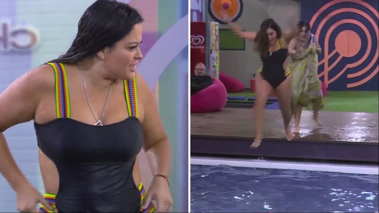 Gomita empuja a Mariana Echeverría a la alberca y desata su furia: tuvo que pedir perdón