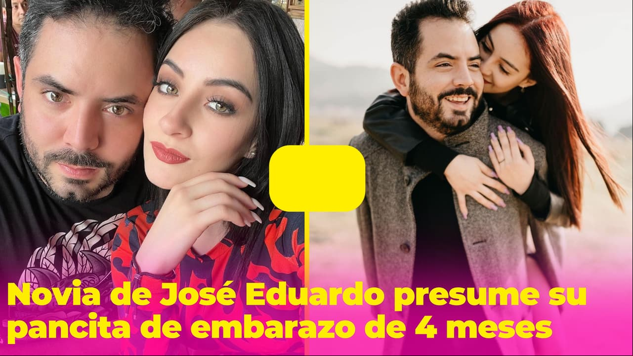 Novia de José Eduardo presume su pancita de embarazo de 4 meses y enternece a sus fans