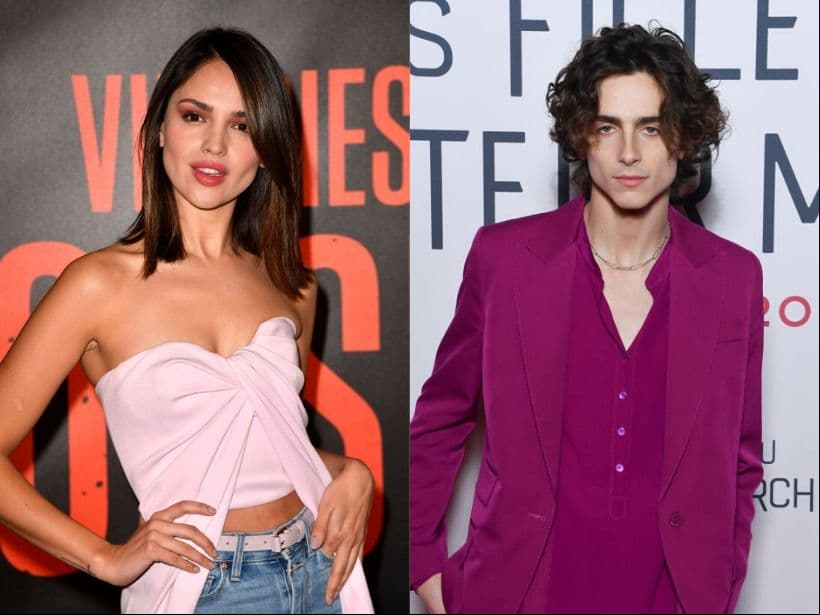 Captan a Eiza González besándose y en bikini con Timothée Chalamet en México