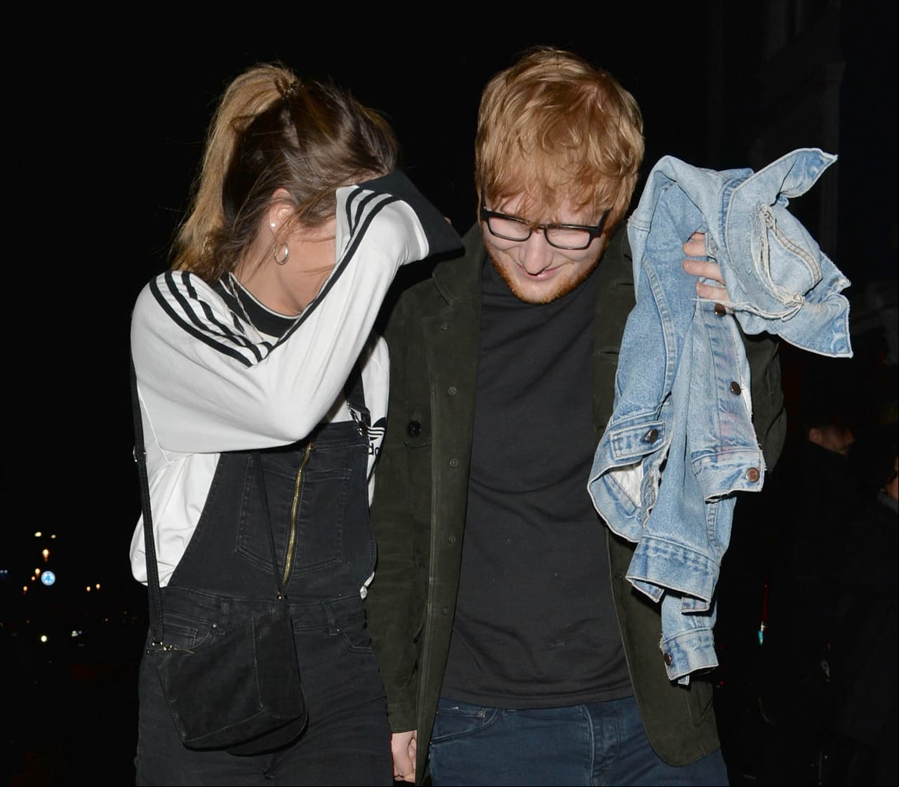 Photo © 2017 Instar Images/The Grosby Group , London, England - 20171127 - Ed Sheeran and Cherry Seaborn Leaving Rum Kitchen -PICTURED: Ed Sheeran and Cherry Seaborn